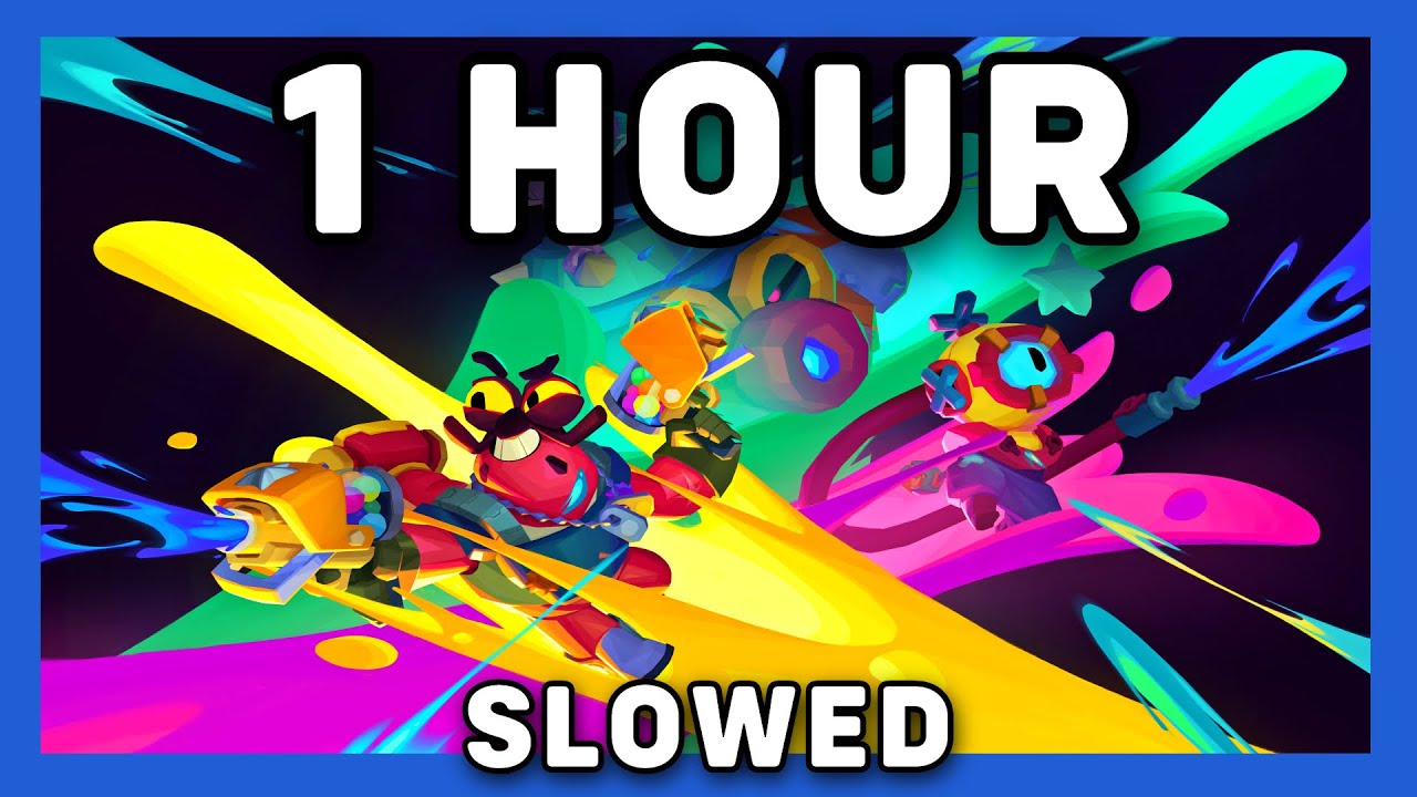 Brawl Stars Paint Brawl Menu Theme 1 Hour SLOWED | Season 29 OST
