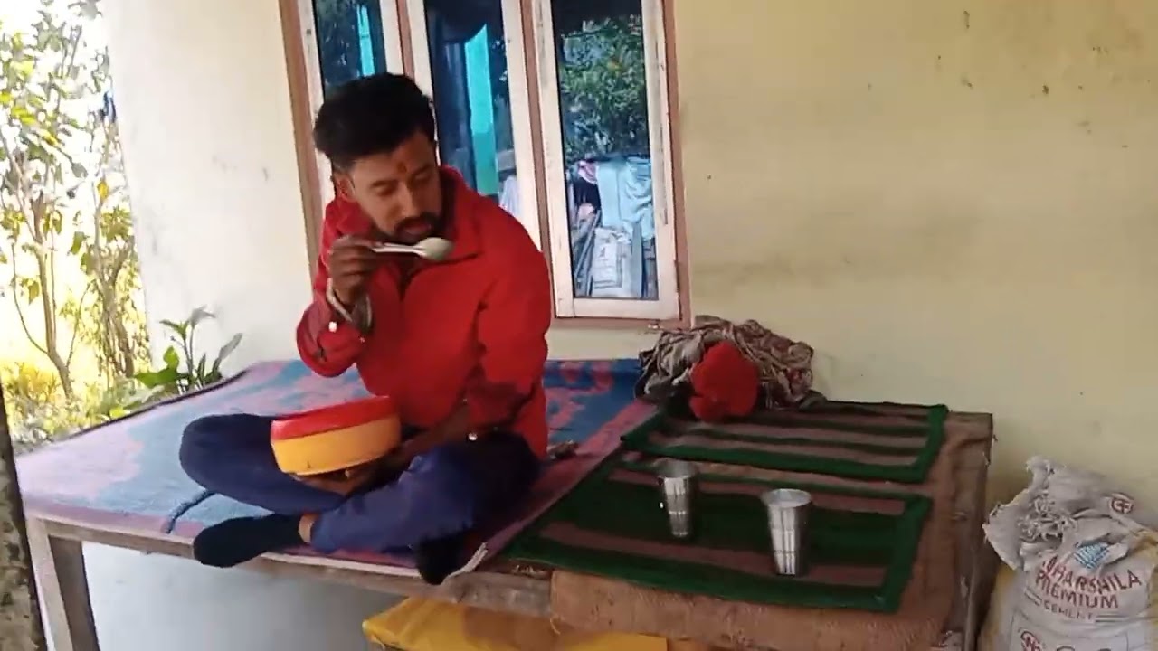  Typical nepali organic घर र organic garden