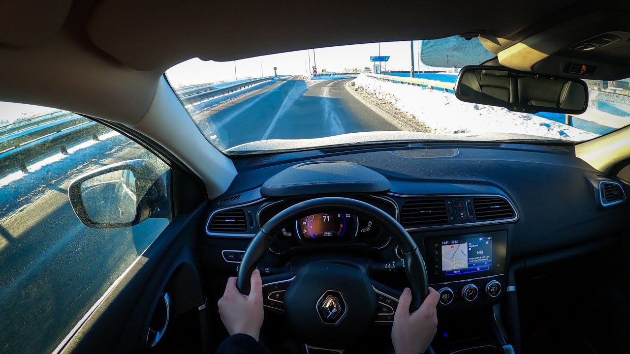 2021 Renault Kadjar [1.3 TCe 140HP] POV Зимний Тест Драйв #17