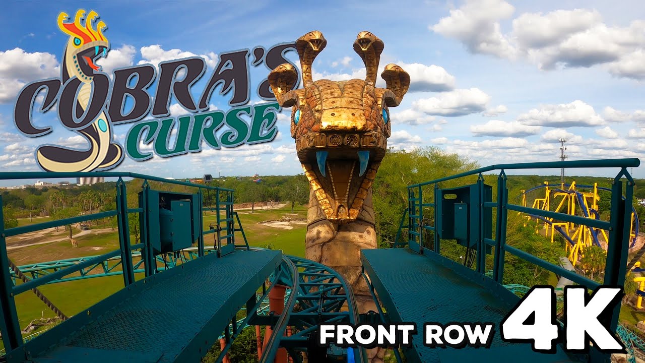 POV: Cobra's Curse (Front Row) at Busch Gardens Tampa Bay 2023 4K 30FPS | #buschgardenstampabay