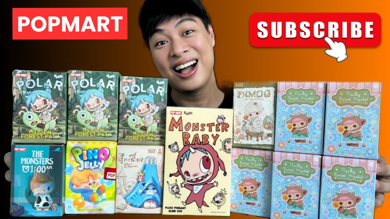 UNBOXING MONSTER BABY POLAR, POLAR SEASON 2,PINO JELLY, HATTI 1001MOONS, DIMOO, PUCKY, MONSTERS 1 AM
