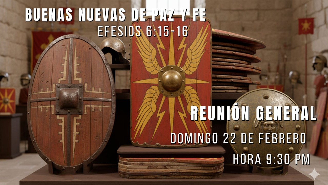 Buenas nuevas de Paz y Fe / Efesios 6: 15-16