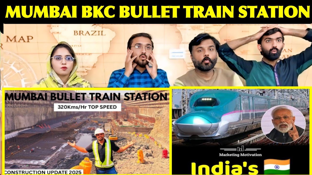 MUMBAI BKC BULLET TRAIN STATION CONSTRUCTION UPDATE 2025 | India’s FIRST 320km/Hr TOP Speed BULLET 