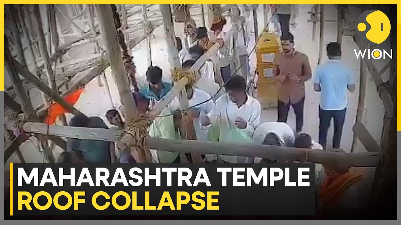 Maharashtra Tragedy: 7 Killed as Under-Construction Temple Roof Collapses | WION