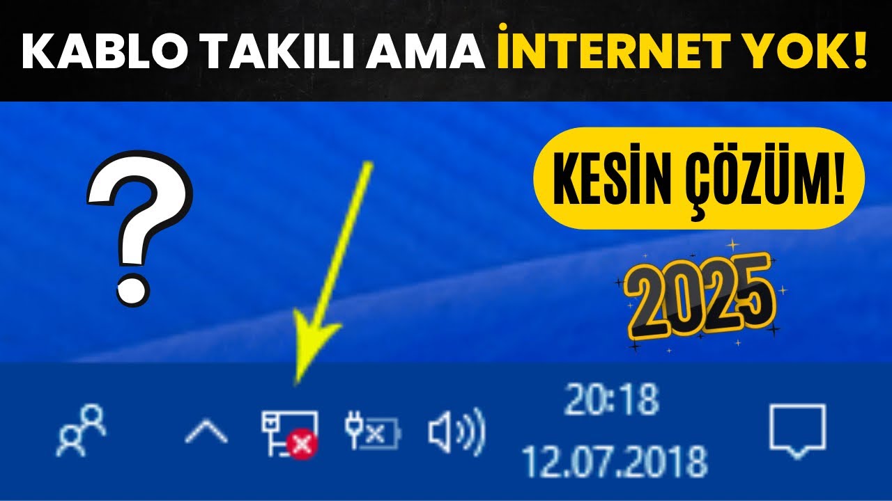 Ethernet Kablosu Takılı Ama İnternet Yok Sorunu - Kesin &Ccedil;&ouml;z&uuml;m | Windows 7, 8, 10, 11