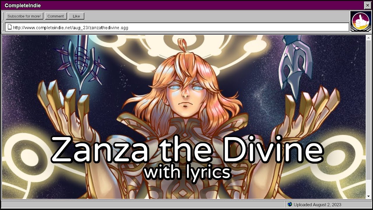Zanza the Divine | Xenoblade Chronicles with Lyrics