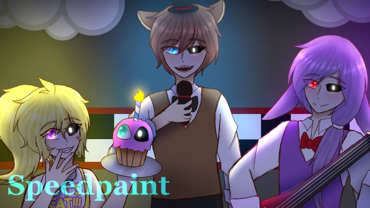 FNAF Human Fanart - Speedpaint