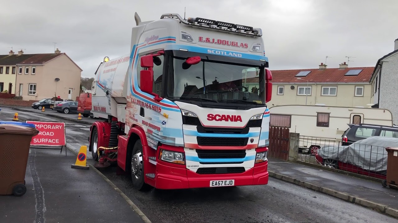 EA57 EJD - E.&J. Douglas & Sons Brand New Scania G280 Seen In Action