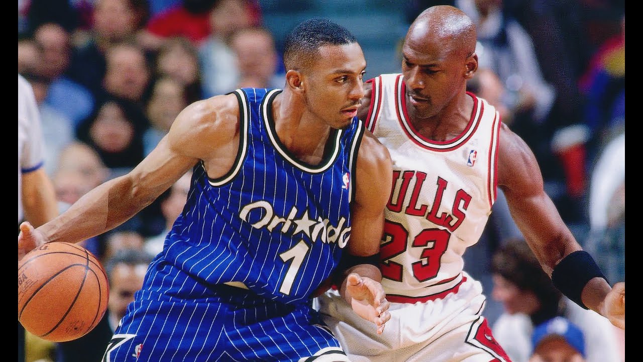 Classic NBA Games - Orlando Magic @ Chicago Bulls 12 13 95  Penny Hardaway vs Michael Jordan 1ST QTR