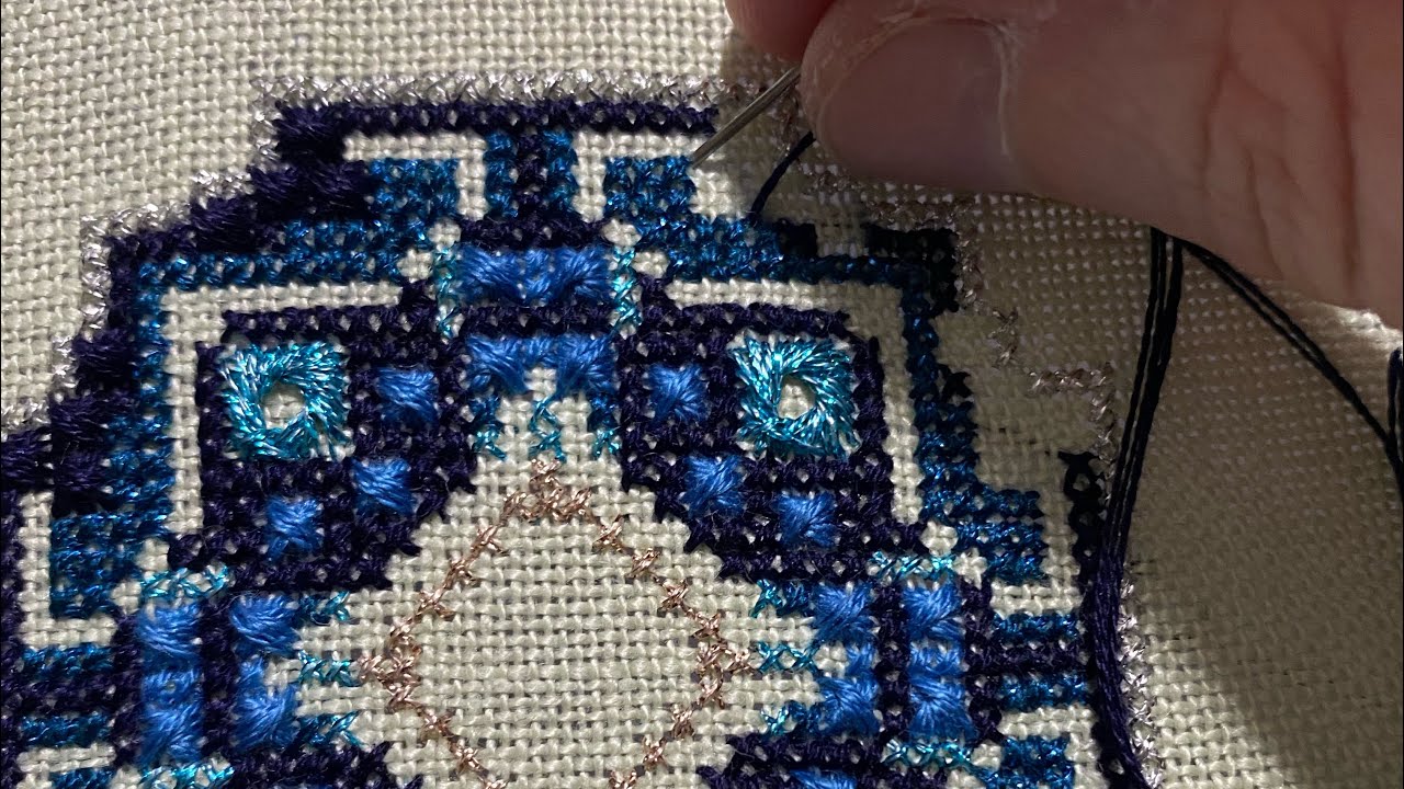 Flosstube&rsquo;Dis is how I do it: Specialty stitches Rhodes Stitch and Jessica Stitch