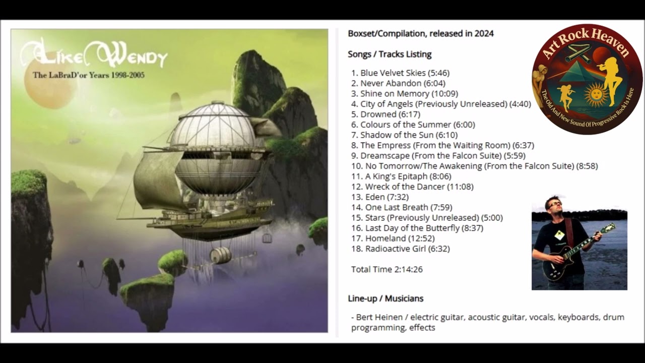 Like Wendy(Netherlands)-The LaBraD'or Years 1998-2005(2024)-Radioactive Girl, (Neo-prog)