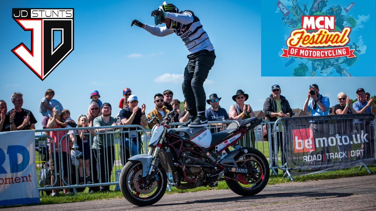 MCN Festival of Motorcycling 2022 Stunt Show Highlights | Jonny Davies JD Stunts