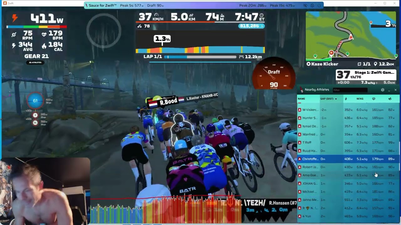 Zwift Games Stage 1 advanced - 650-1000