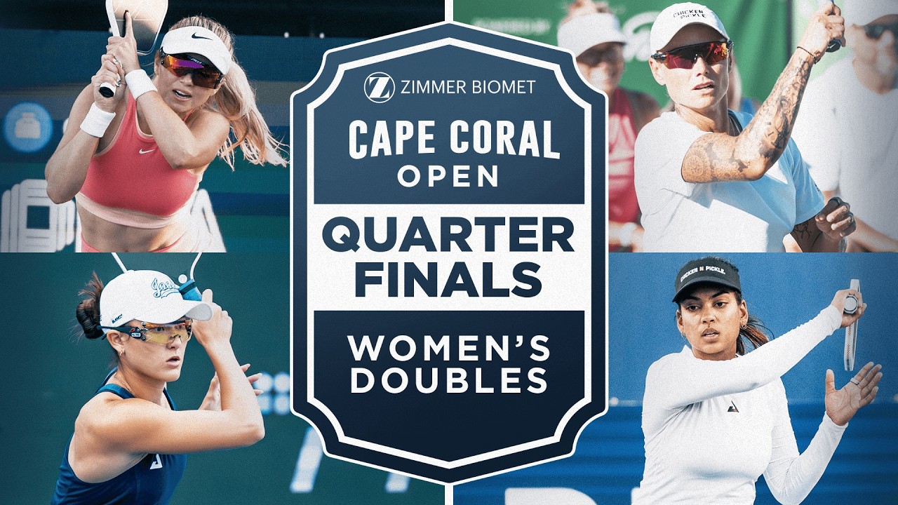 Waters/Bright vs Pisnik/Rane at the Zimmer Biomet Cape Coral Open