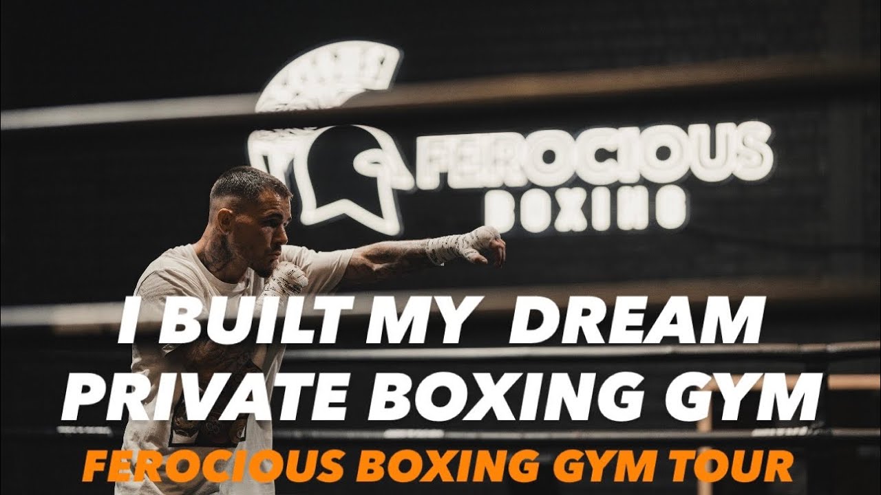 I BUILT MY DREAM PRIVATE BOXING GYM | COME TAKE A TOUR OF FEROCIOUS BOXING 