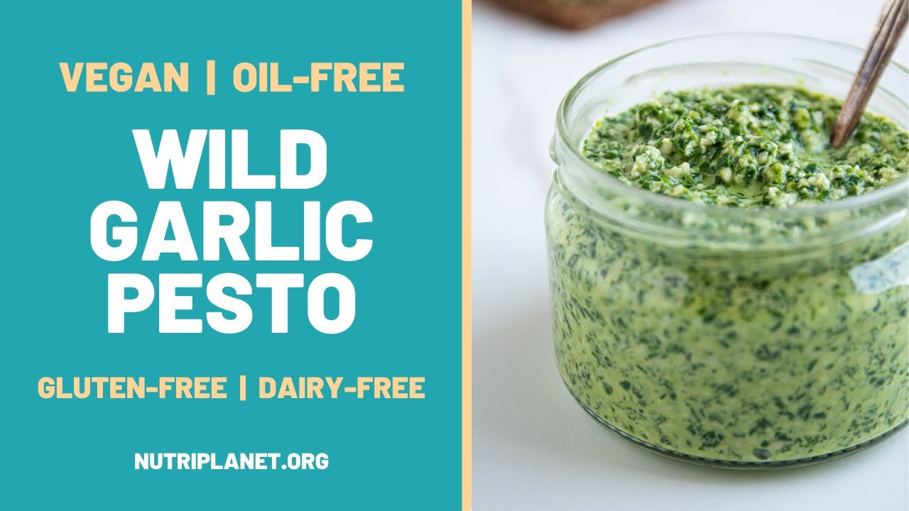 Wild Garlic Pesto: Oil-Free Vegan Pesto Recipe