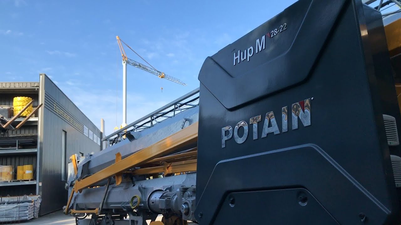 Formation au montage grue Potain HUP 28-22 à Retiers au sud de l'Ille-et-Vilaine - JFM
