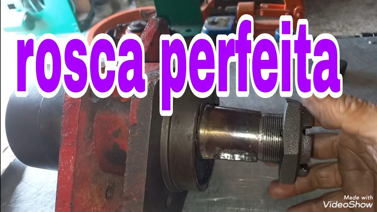 Aprenda a fazer rosca no torno