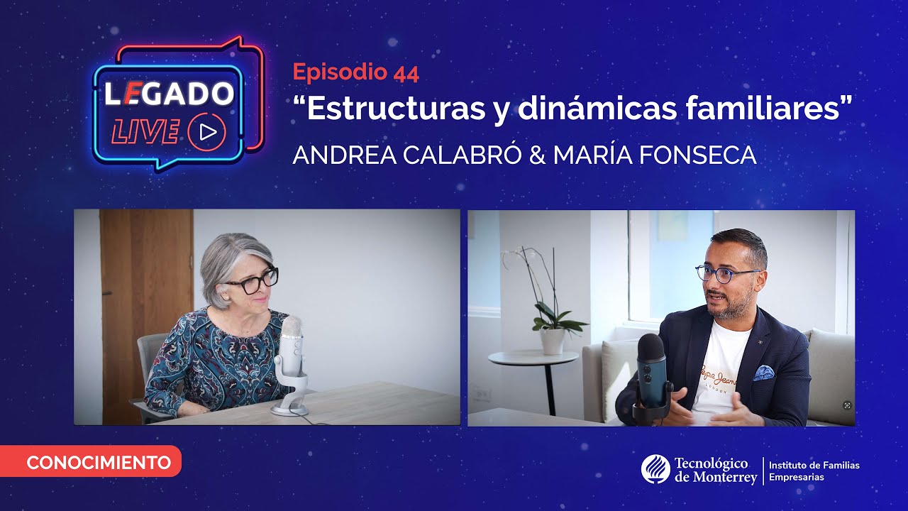 Ep 44 Estructuras y dinámicas familiares, Andrea Calabrò | LEGADO Live