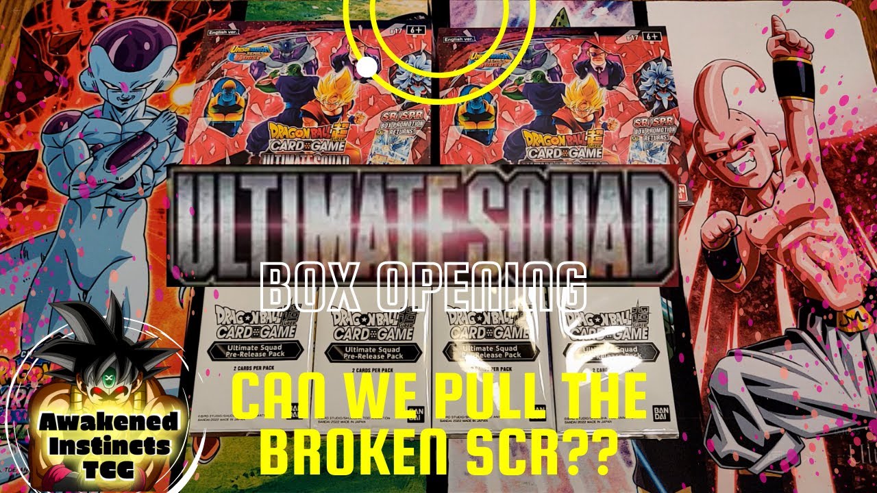 Ultimate Squad Ultimate Opening - Ultimate SCR Pull - Dragon Ball Super Card Game