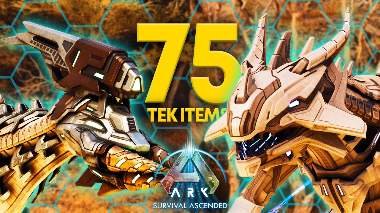 ВСЕ 75 ТЕК-предметов и их предназначение! | ARK: Survival Ascended