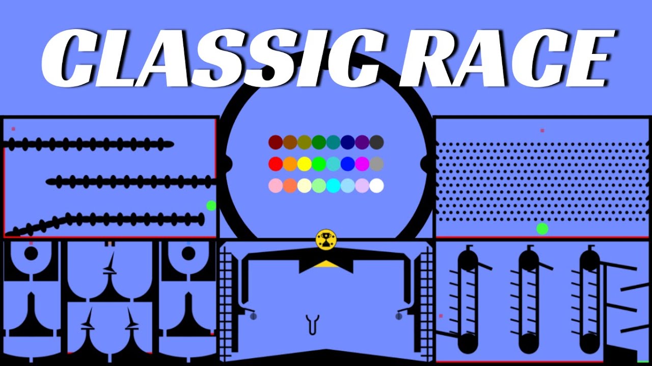 24 Marble Race EP. 16: Classic Race (by Algodoo)