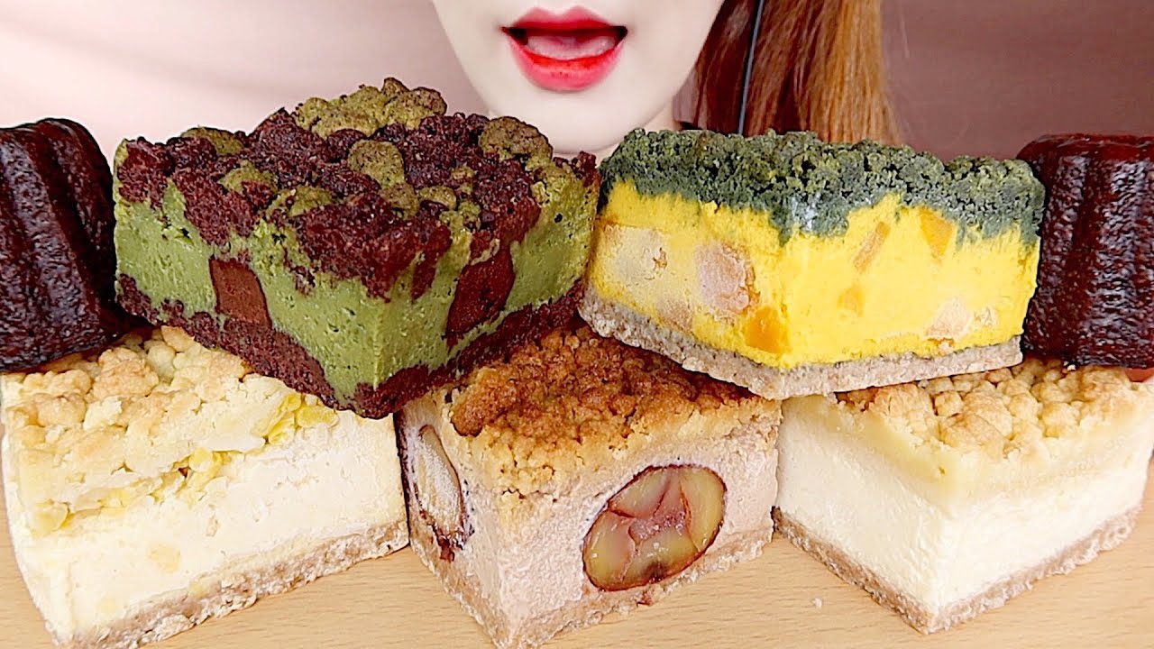 ASMR 바삭꾸덕 크럼블, 까눌레 먹방 CRUNCHY CRUMBLE, CANELE MUKBANG eating sounds