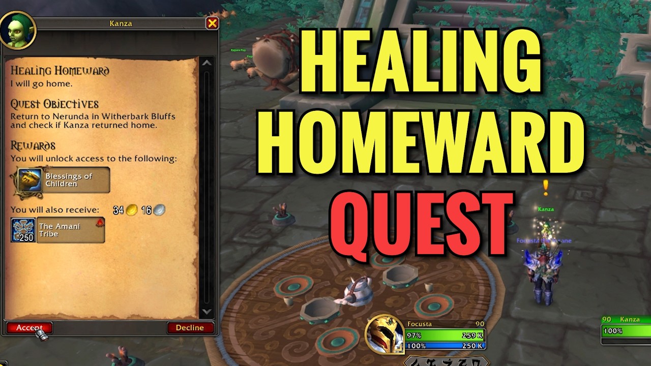 Healing Homeward Quest (WoW Midnight)
