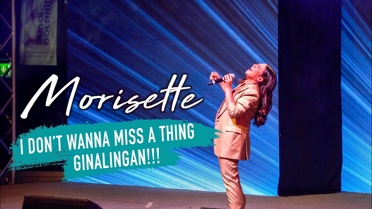 I Don't Wanna Miss a Thing (AEROSMITH) Cover by MORISETTE in DUBAI #MovingOnFriday 2019