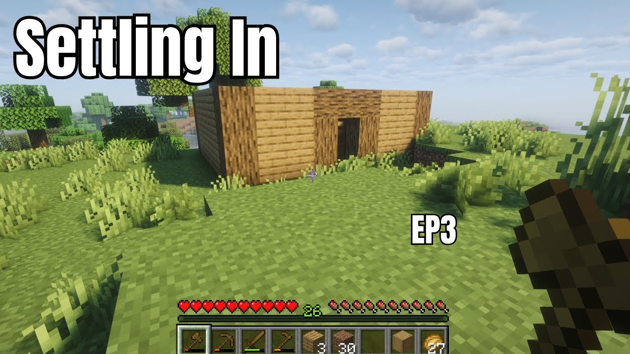 Settling In – Garden, Coal, and a New Home:  Cozy Minecraft EP3 ( First Time Playing)