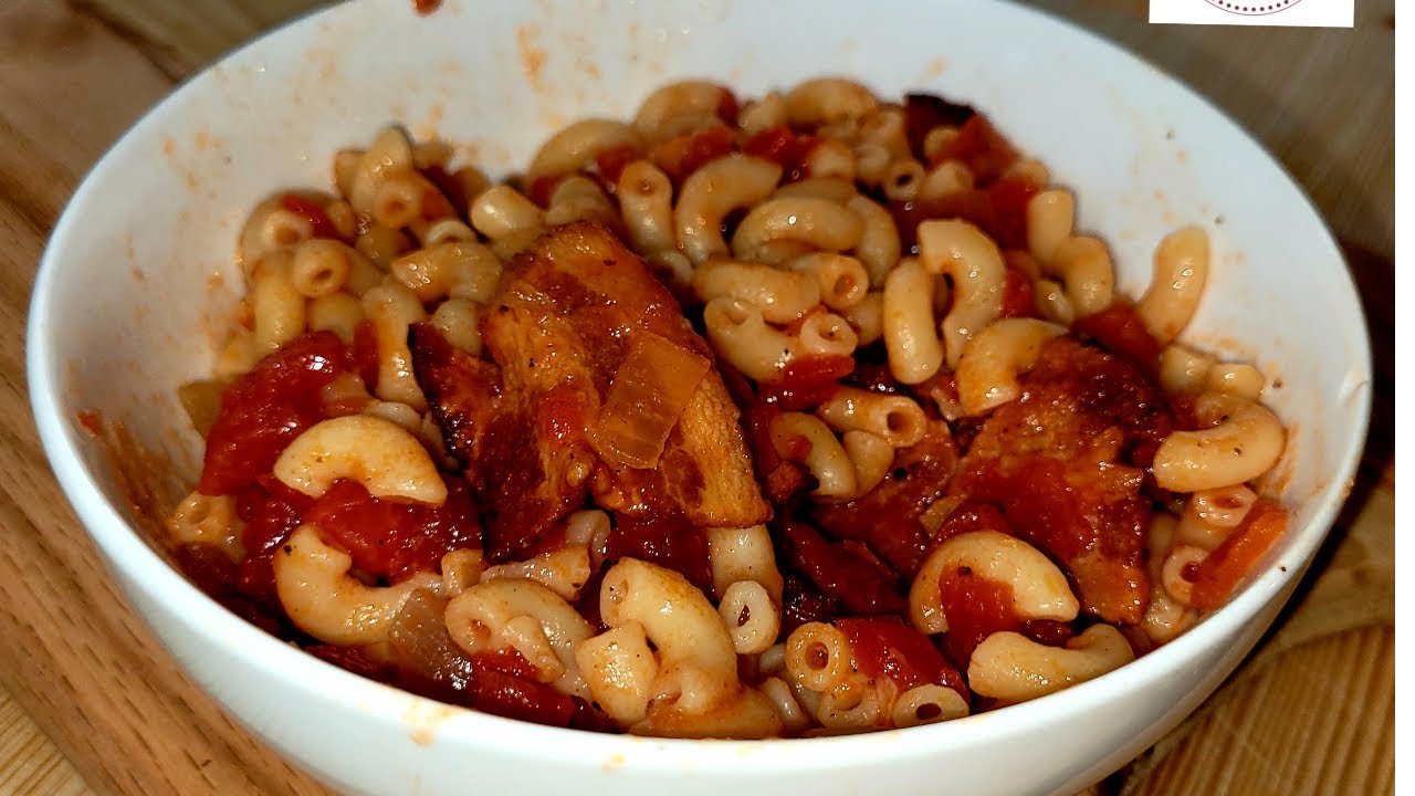 How to make BEST MACARONI & TOMATOES/ Recipe in details
