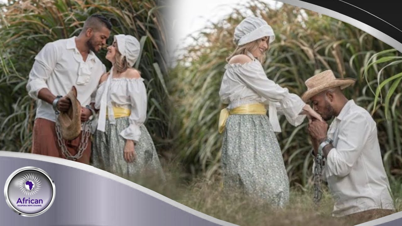 Brotha & Becca Participate In Slavery Photo Shoot For Their Wedding
