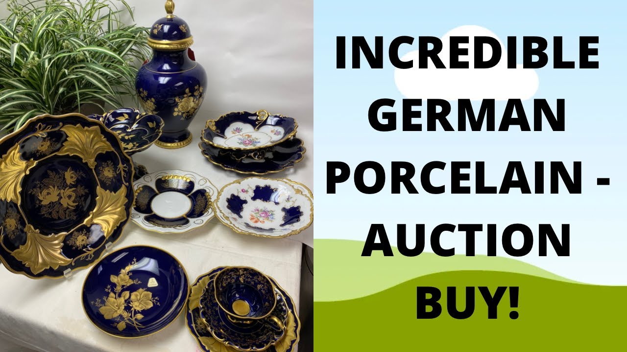Auction Buy   incredible German Porcelain