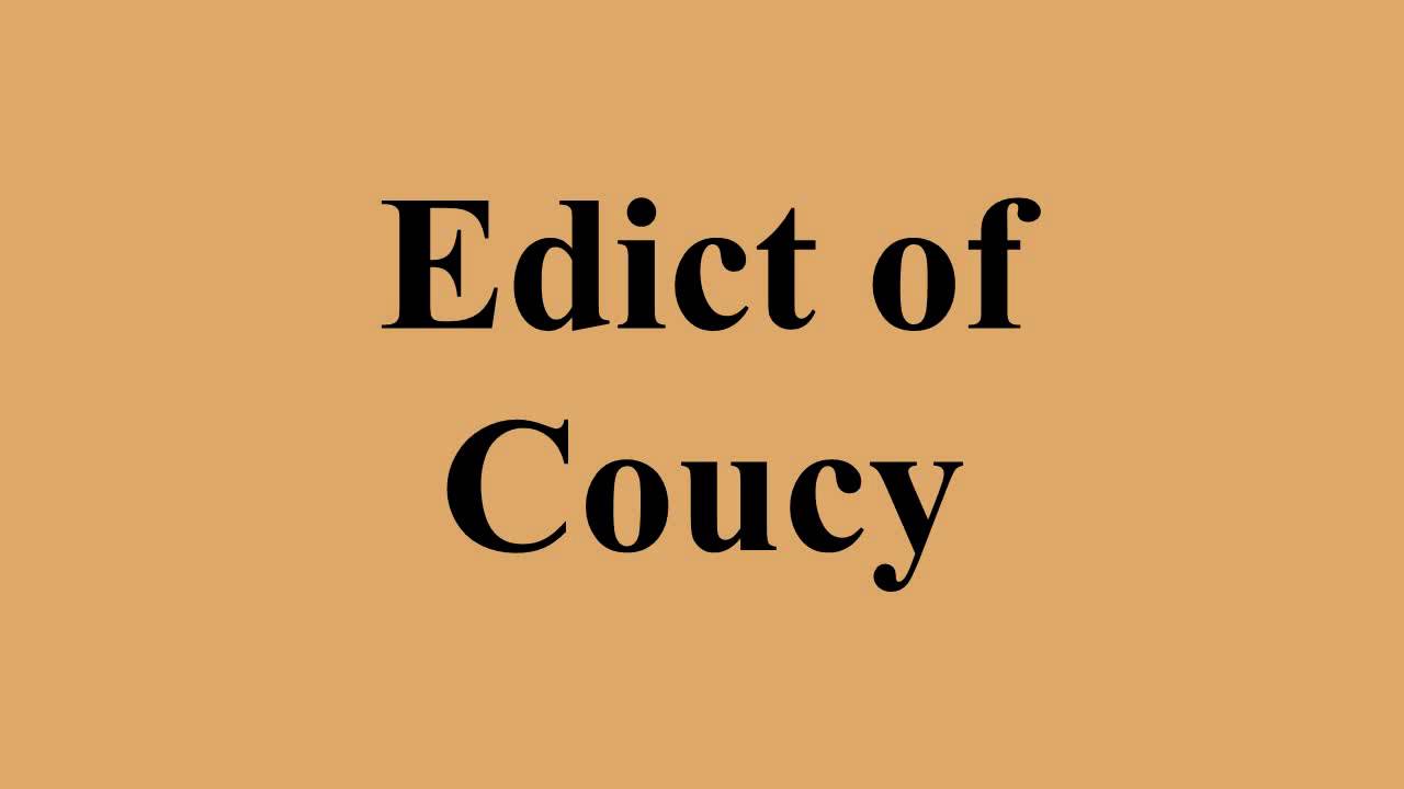 Edict of Coucy