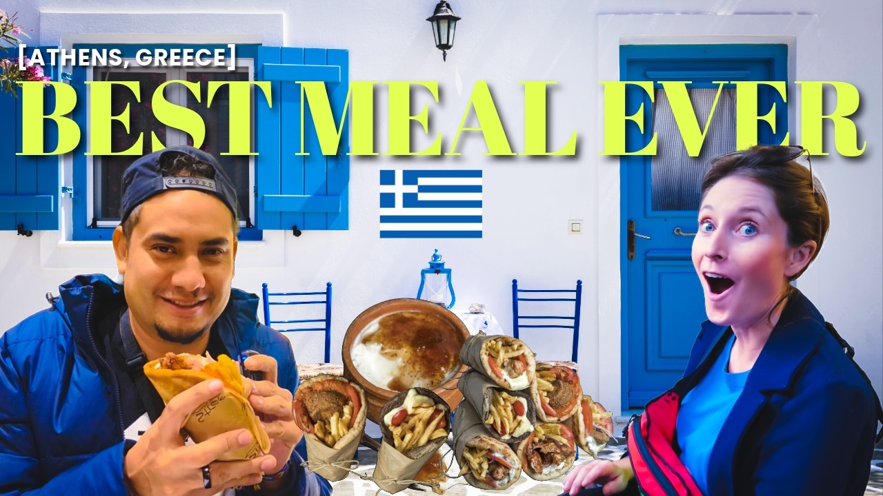 The BEST Greek Food Experience We’ve Had in Athens! 🍽️🇬🇷