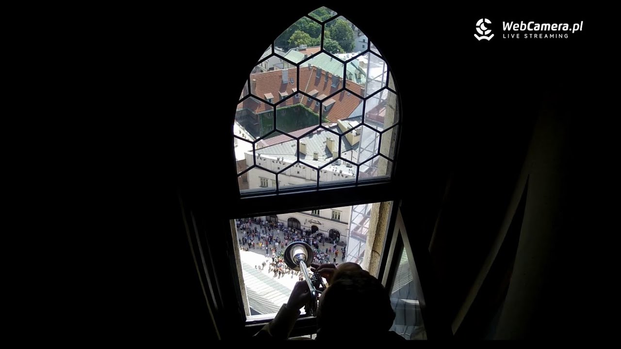 NIESAMOWITE ujęcie hejnału z wnętrza wieży Mariackiej! 🔥| WebCamera.pl