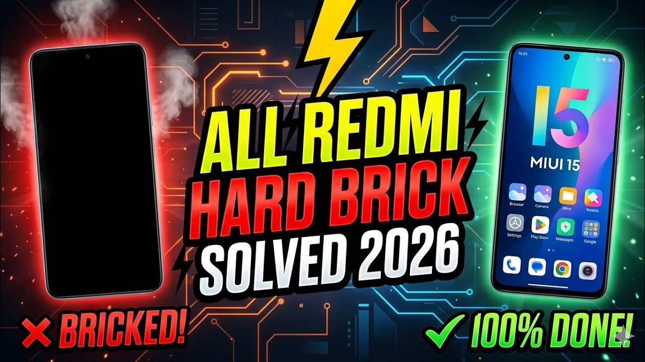 Radmi all phone [ HARD BRICK]  problem solved 100%