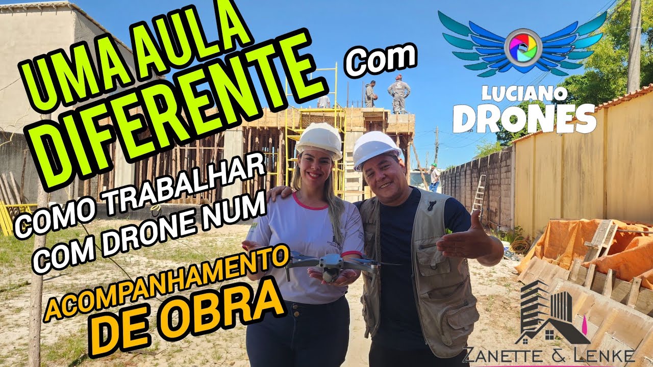 Como trabalhar com capacita&ccedil;&atilde;o de imagens com drone num acompanhamento de obras.