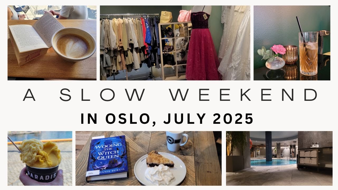 Slow Weekend Trip to Oslo | Self-Care Getaway, Vegan Food & Reading Time [CC]