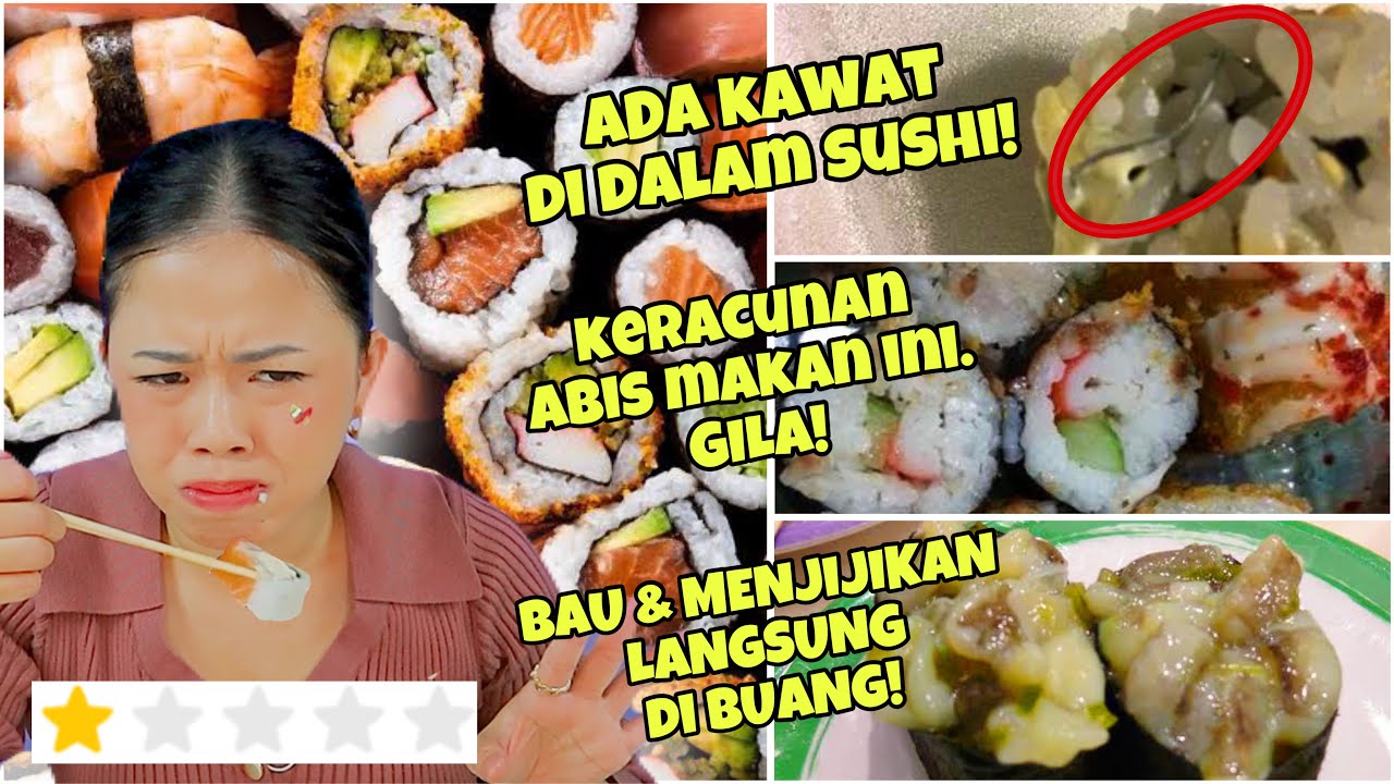 BELI SUSHI RATING TERBURUK DI GRAB FOOD!