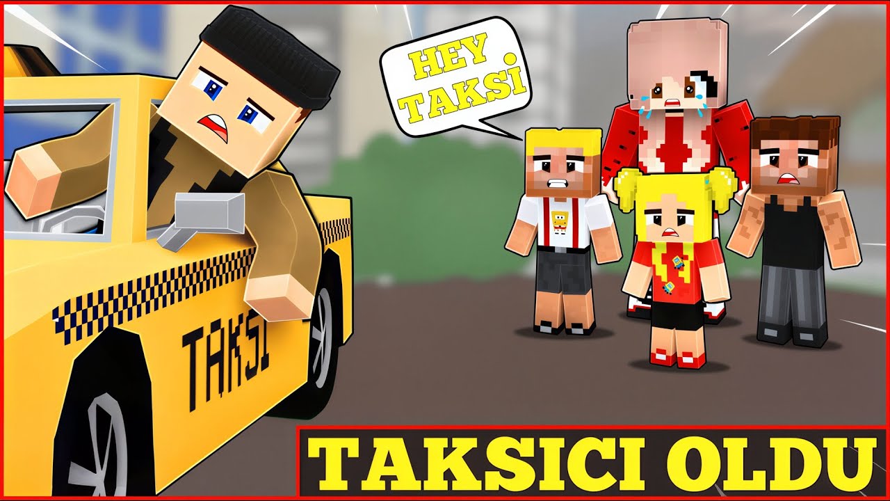 KEREM KOMİSER POLİSLİKTEN ATILDI TAKSİCİ OLDU 😭 - Minecraft