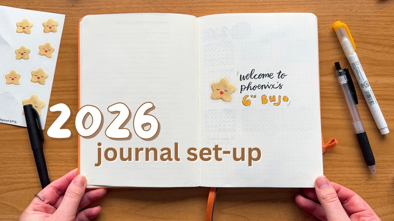 2026 Bullet Journal Setup 🗓️ extra minimal & beginner-friendly!