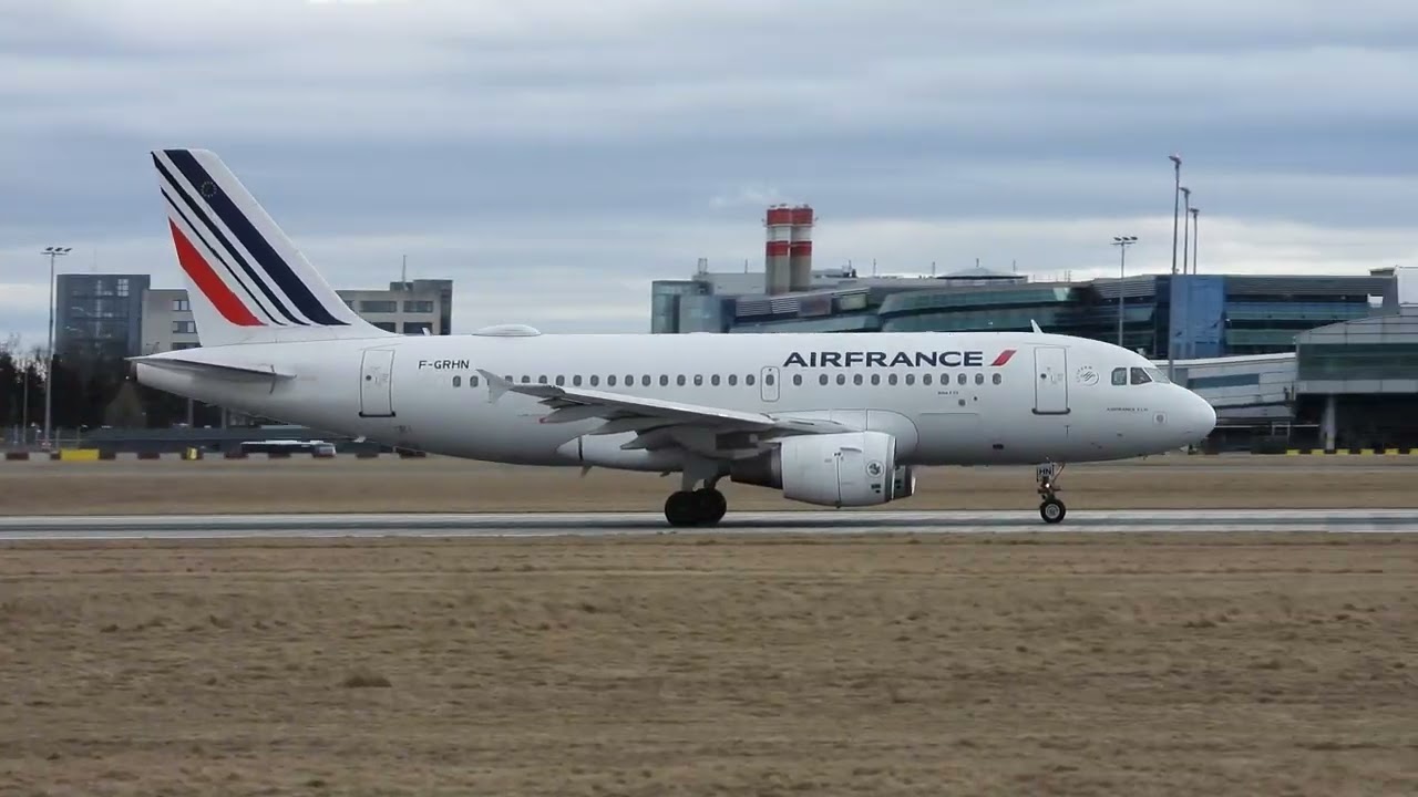 LKPR 16. 2. 2022 Airbus A319 111 F GRHN Air France