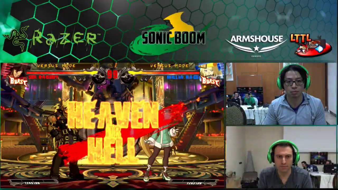 CDV Cuongster (Sol) vs Jackal (Millia) - GGXrd Sonic Boom '15