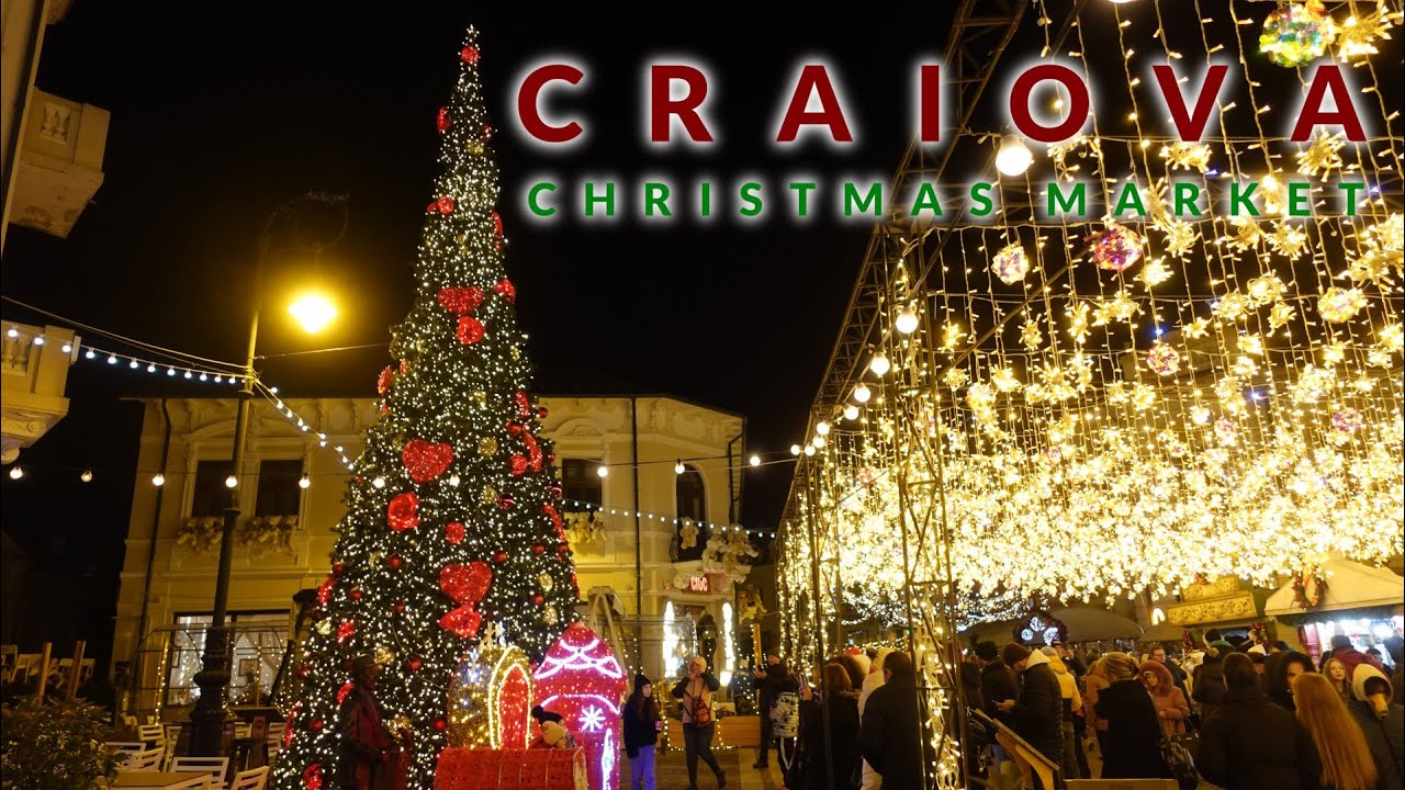 Day to night WONDROUS Christmas Market🎄🎅🏻 in Craiova, Romania
