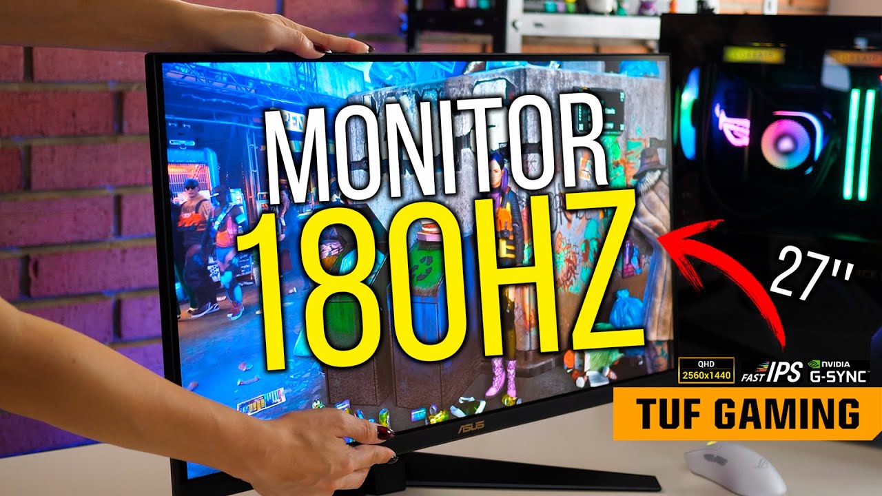 ¿MEJOR MONITOR 1440p 180HZ *CALIDAD/PRECIO*? 😱  TUF GAMING VG27AQL3A