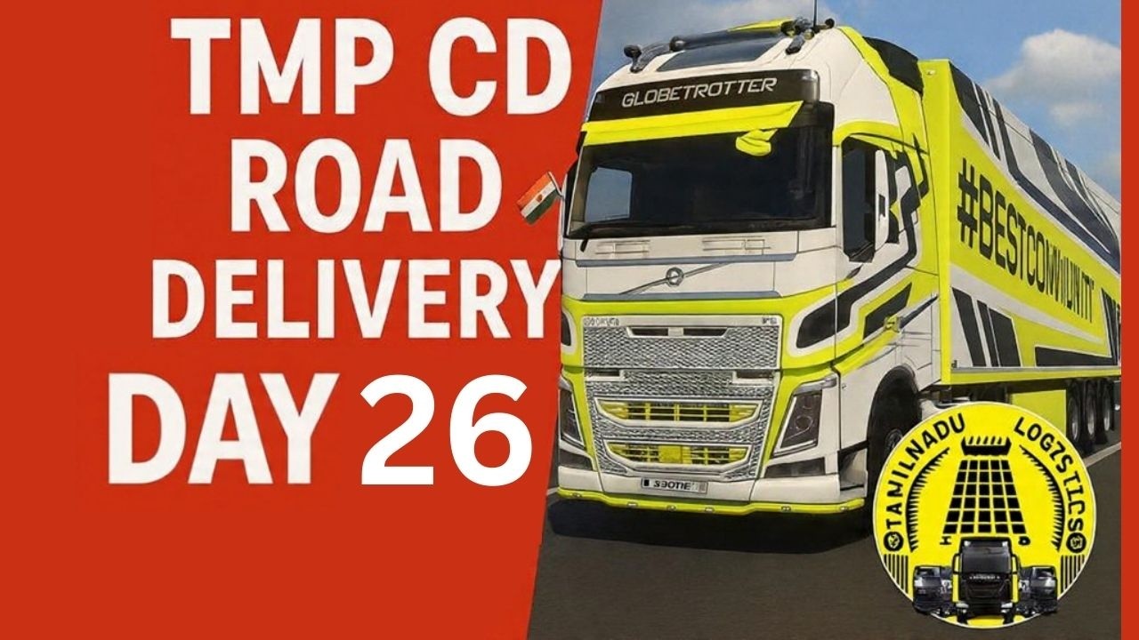DAY 26 – TMP CD Road Delivery | Tamilnadu Logistics | ETS2 TruckersMP