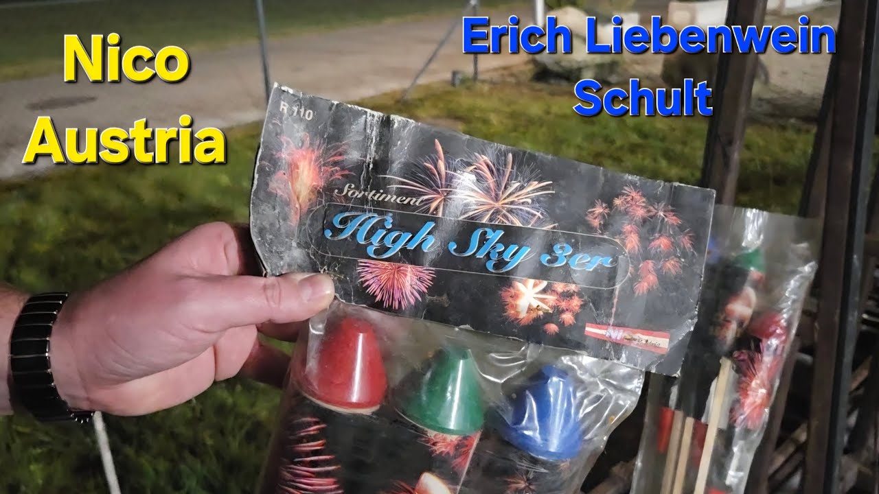 High - Sky - 3er (Raketen Sortiment) von Nico Austria/old stuff Raketen von Erich Liebenwein Schult 