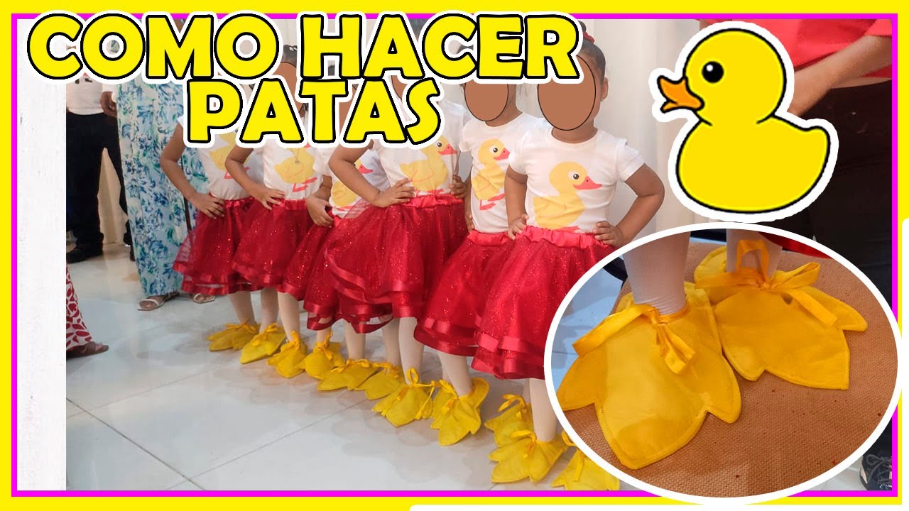 COMO HACER PATITAS DE PATO FACIL Y RÁPIDO