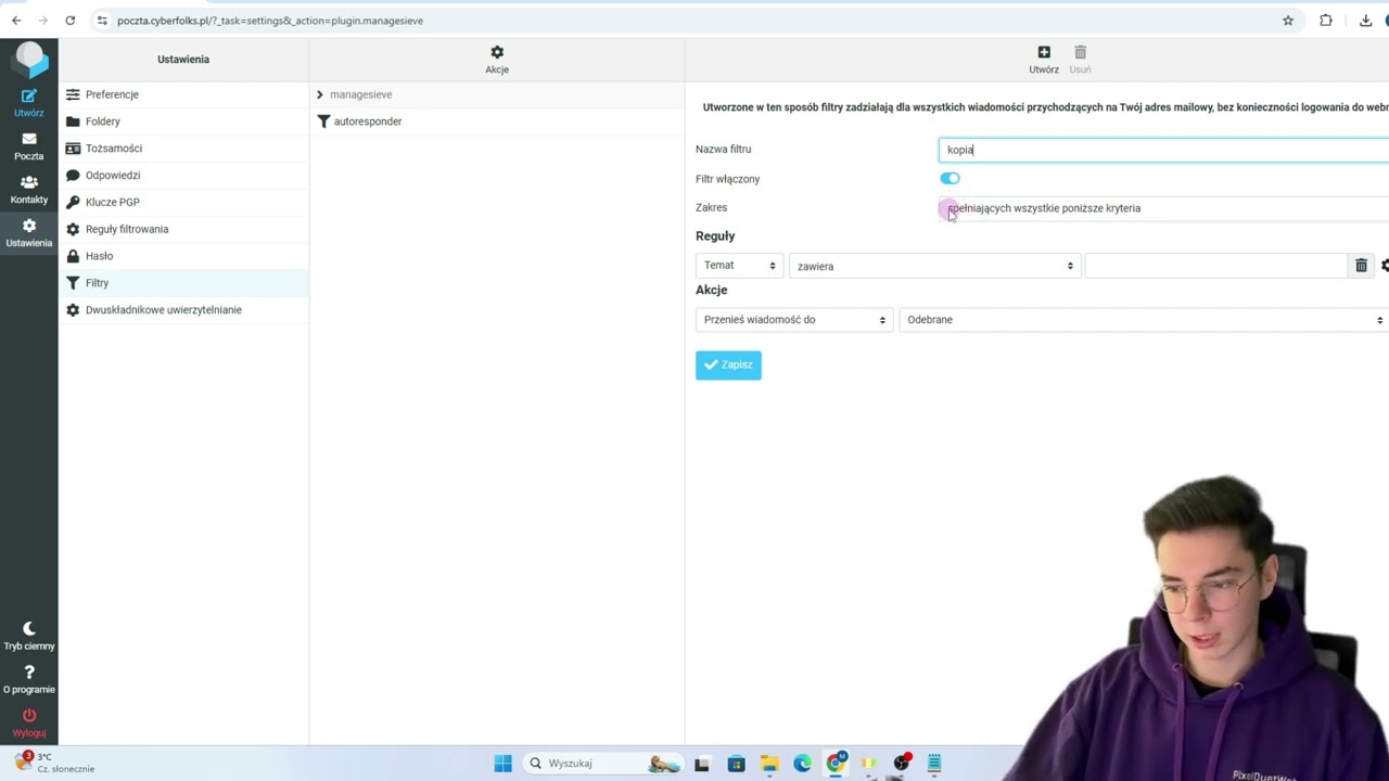 Roundcube - Najważniejsze funkcje  krok po kroku |  wygląd, hasło, autoresponder i więcej!